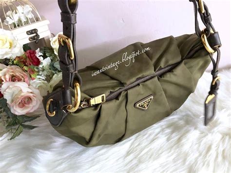 prada green shoulder bag|prada shoulder bag vintage.